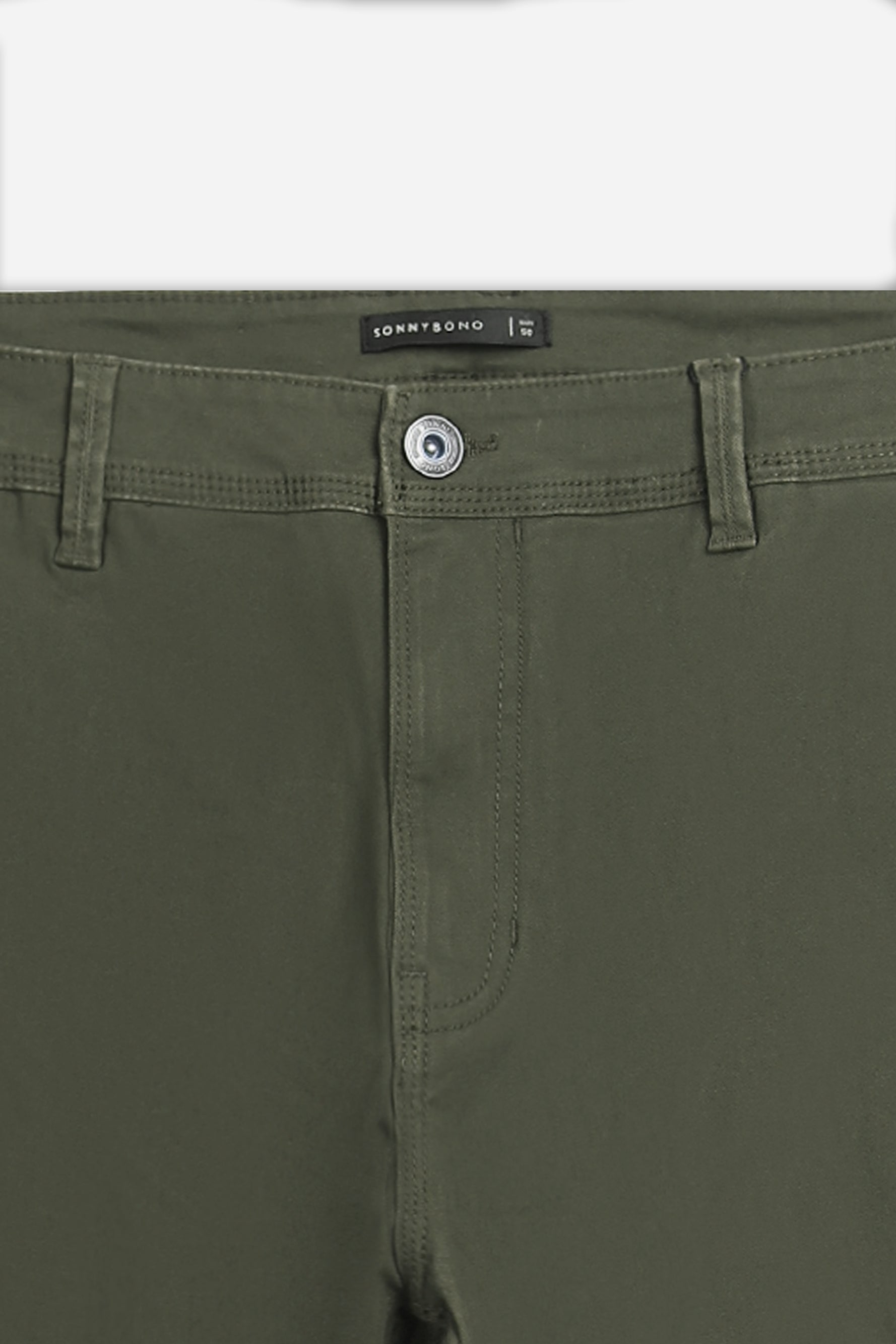 PANTALONE CARGO BASIC VERDE MILITARE - Sonnybono