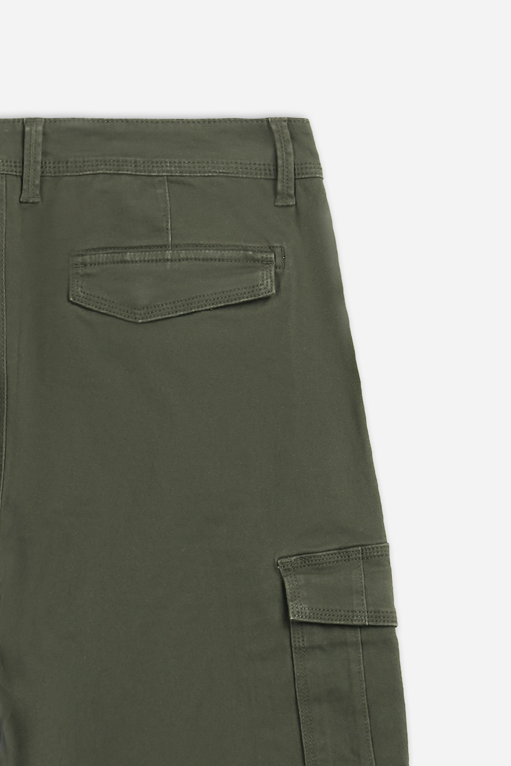 PANTALONE CARGO BASIC VERDE MILITARE - Sonnybono
