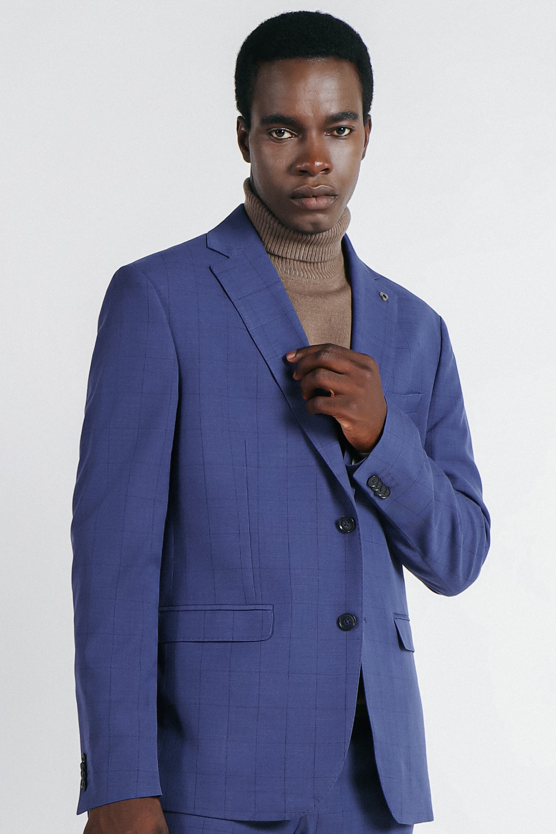 GIACCA DA ABITO A QUADRI BLUETTE – Sonnybono