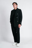 CAPPOTTO DOPPIO PETTO NERO - Sonnybono