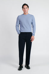 PANTALONE JOGGER BASIC BLEU