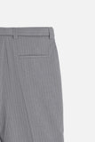 PANTALONE FANTASIA A RIGHE CON CINTURA GRIGIO - Sonnybono