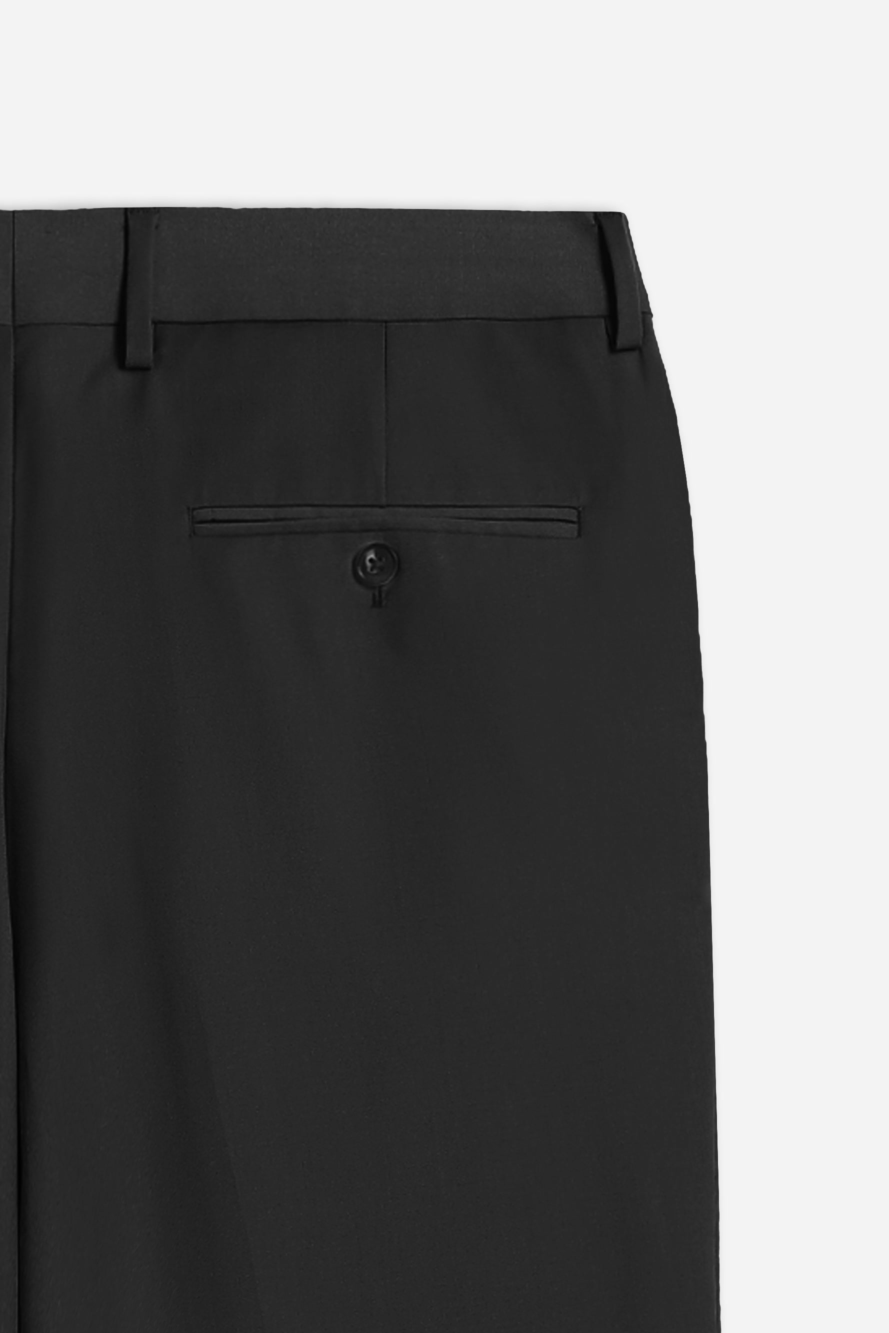 PANTALONI CLASSICI SENZA RISVOLTO NERO - Sonnybono