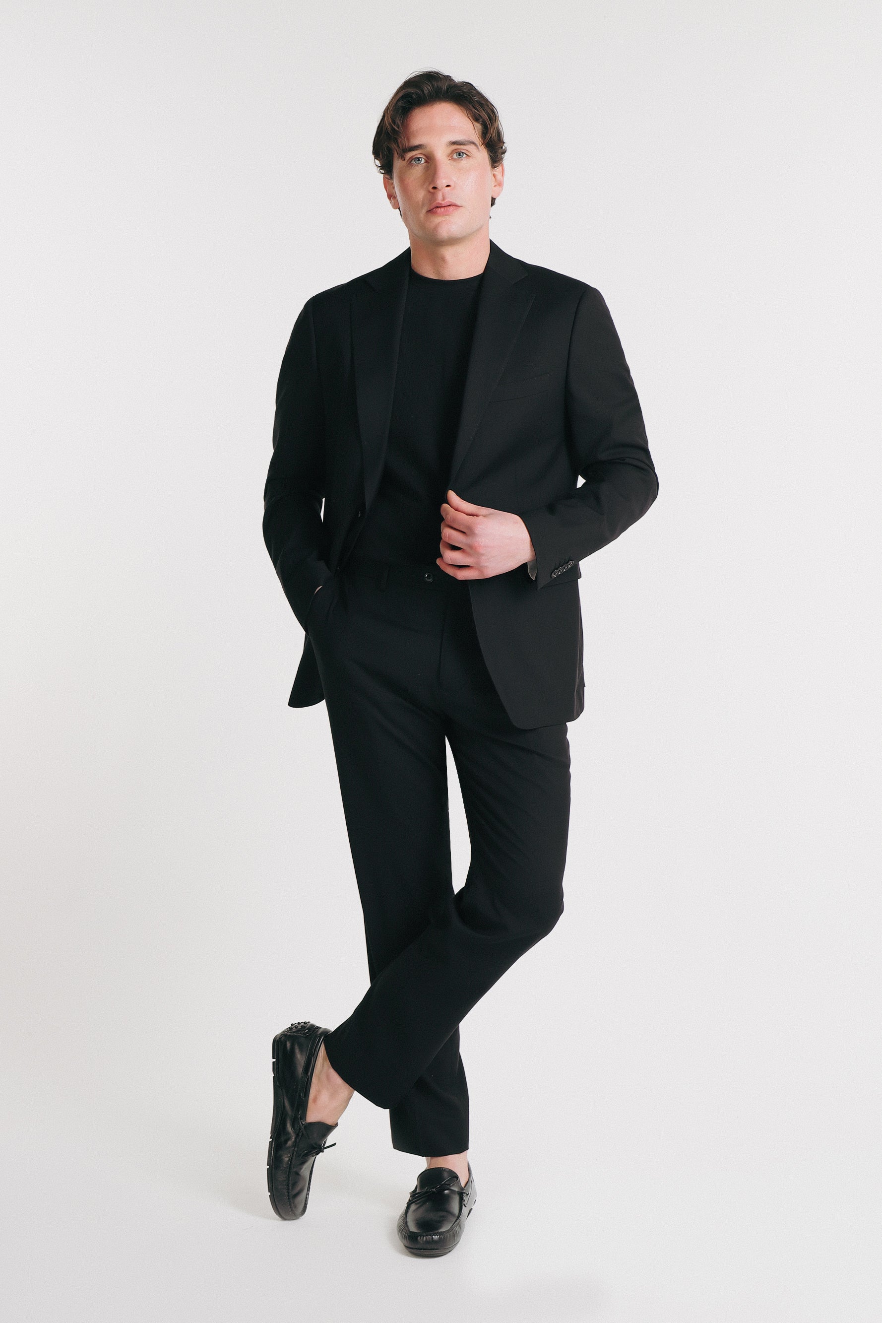 PANTALONI DA ABITO SLIM FIT NERO - Sonnybono