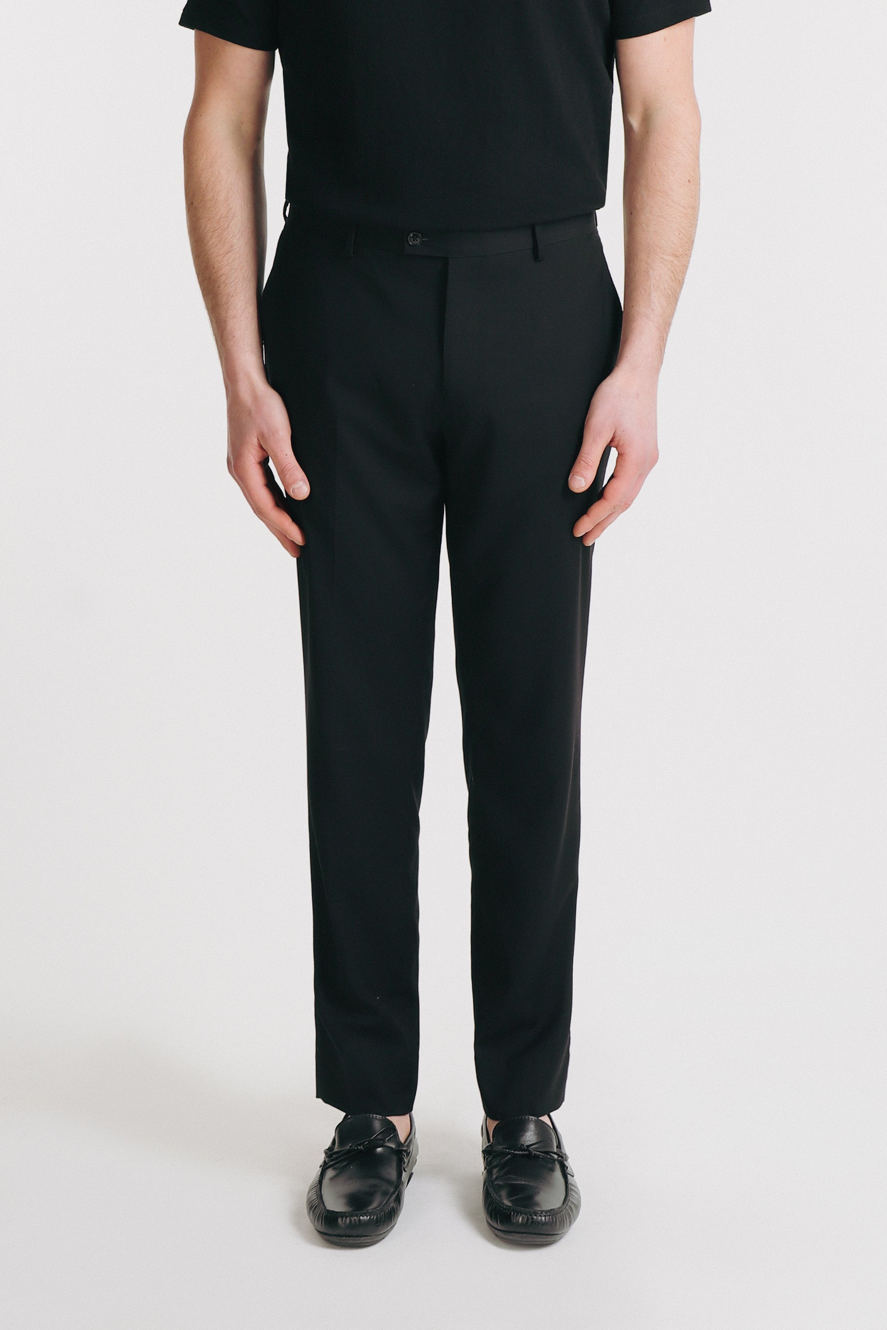 PANTALONI DA ABITO SLIM FIT NERO - Sonnybono