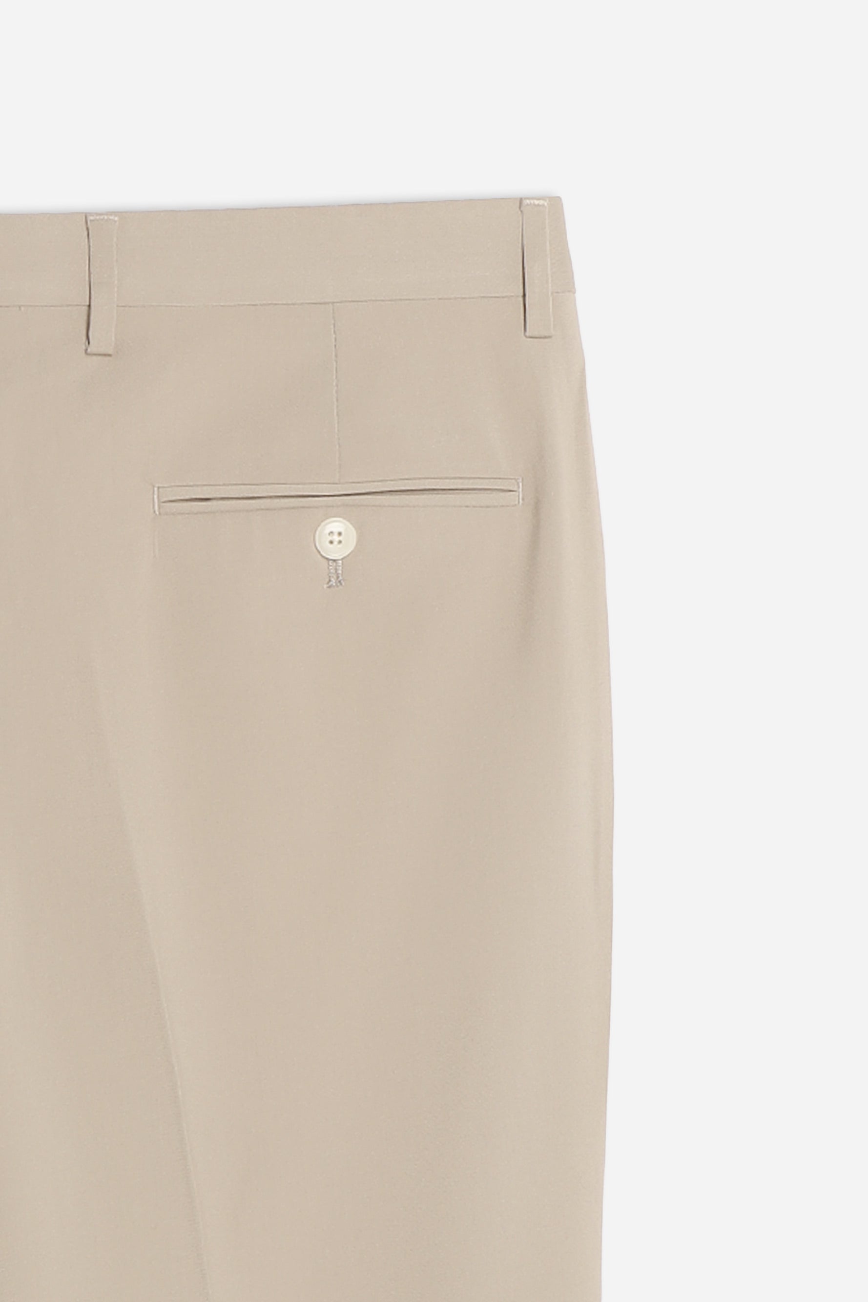PANTALONE DA ABITO CON RISVOLTO SABBIA - Sonnybono