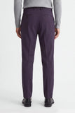 Pantalone da abito vinaccia, vista posteriore