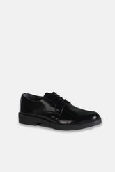 SCARPA STRINGATA DERBY LISCIO NERO - Sonnybono