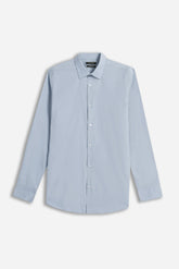 CAMICIA STRETCH BASIC AZZURRO