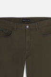 PANTALONE 5 TASCHE BASIC IN GAMBARDINA MORO