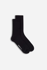 CALZINO IN SPUGNA DI COTONE NERO