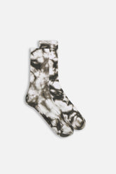 CALZINO IN SPUGNA DI COTONE VERDE MILITARE