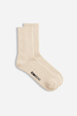 CALZINO IN SPUGNA A COSTE BEIGE