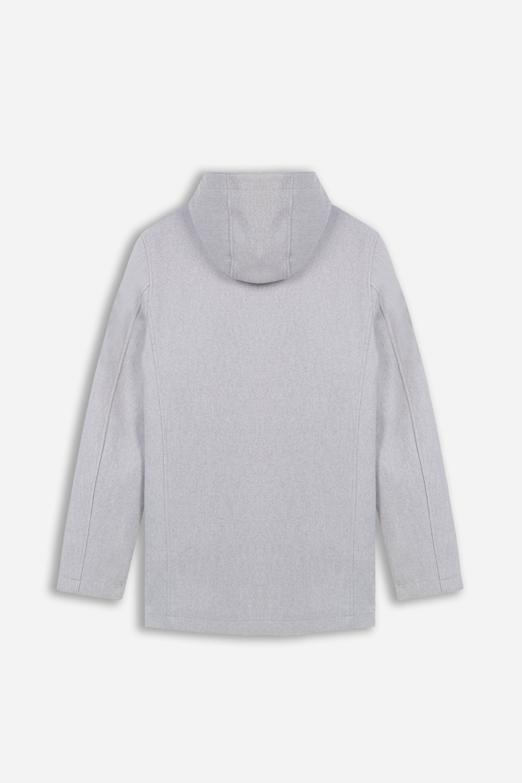 CAPPOTTO CON CAPPUCCIO GRIGIO CHIARO - Sonnybono