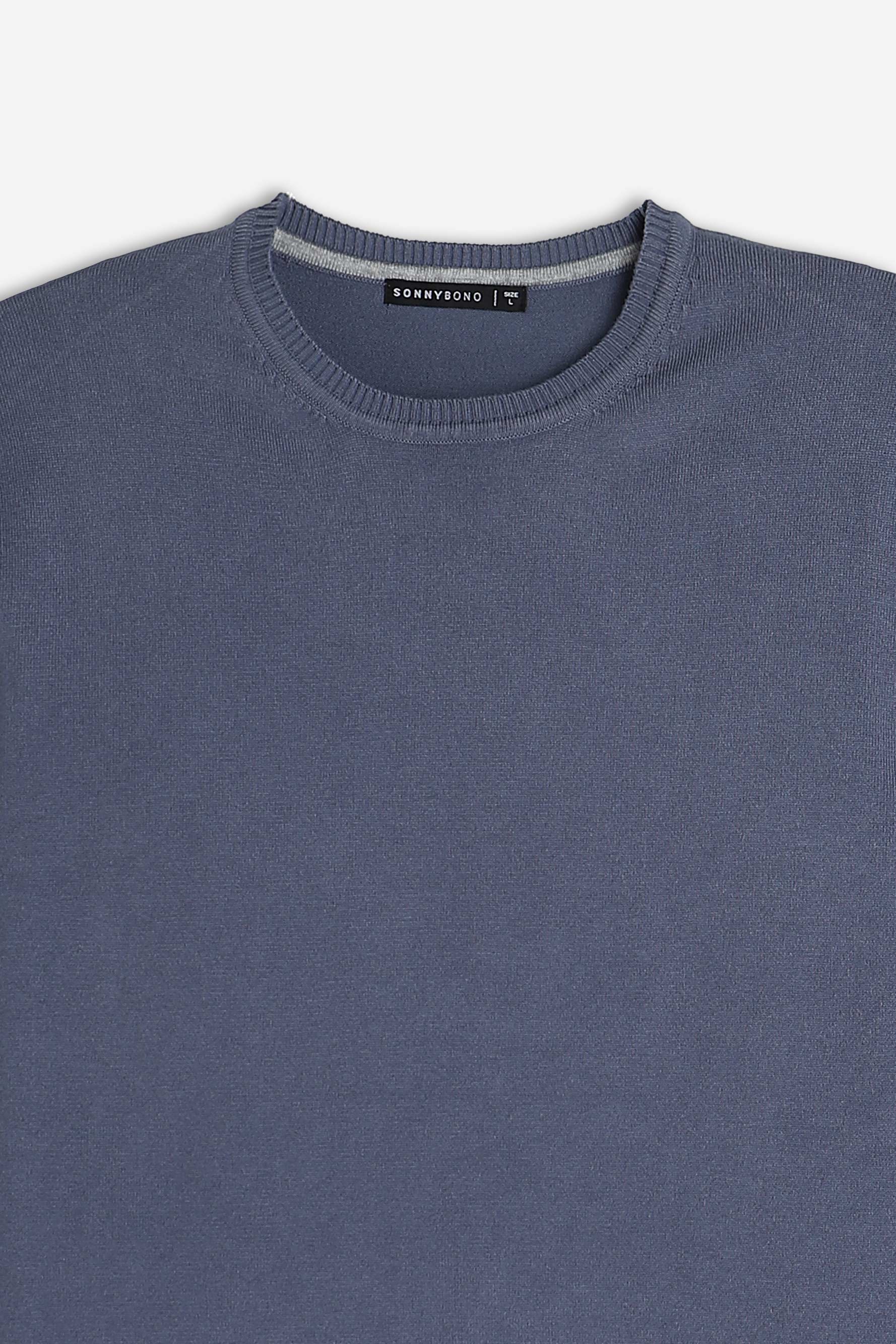 MAGLIA GIROCOLLO BASIC POLVERE