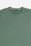 MAGLIA GIROCOLLO BASIC SALVIA