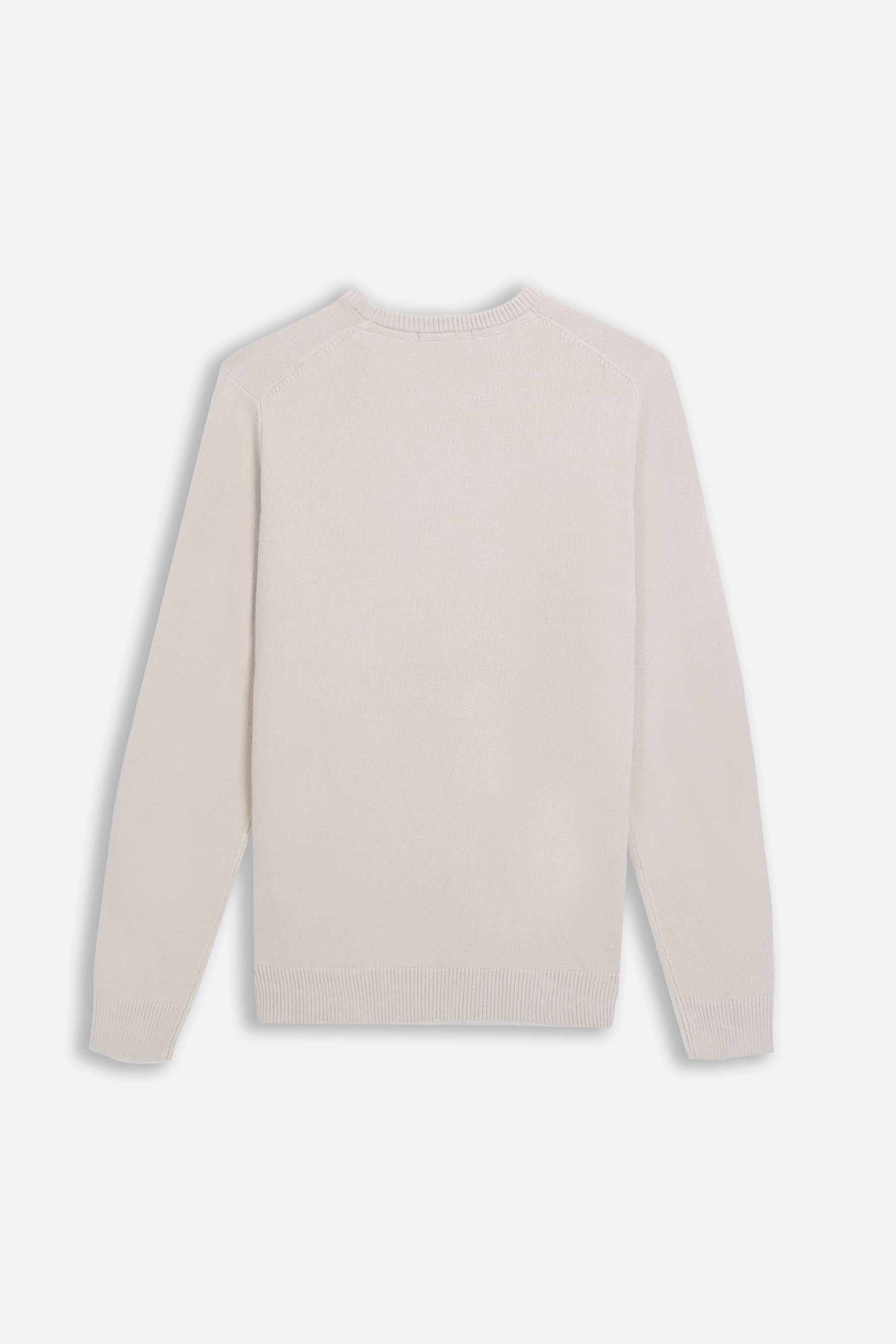 MAGLIA GIROCOLLO CASHMERE LIKE BEIGE CHIARO - Sonnybono