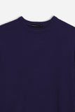 MAGLIA GIROCOLLO CASHMERE LIKE INDACO - Sonnybono