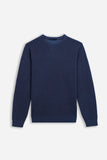 MAGLIA GIROCOLLO CASHMERE LIKE DENIM - Sonnybono