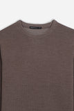 MAGLIA GIROCOLLO CASHMERE LIKE TORTORA - Sonnybono