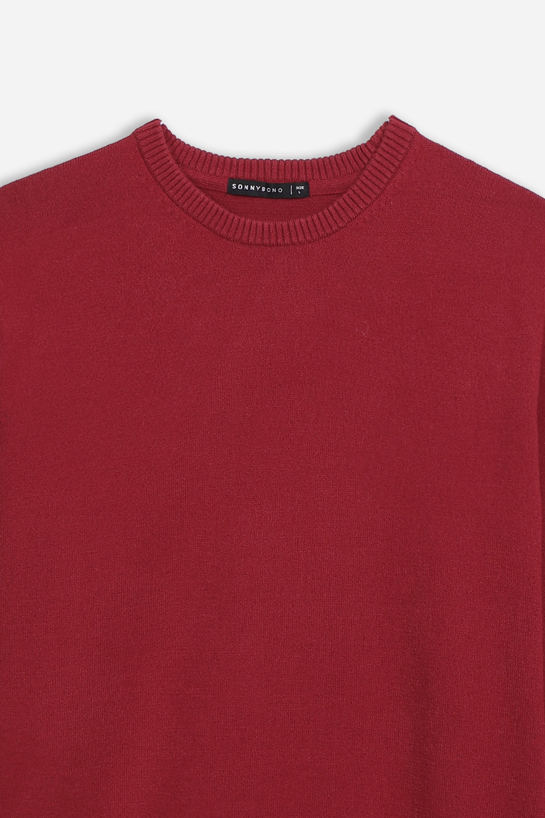 MAGLIA GIROCOLLO CASHMERE LIKE RUBINO - Sonnybono
