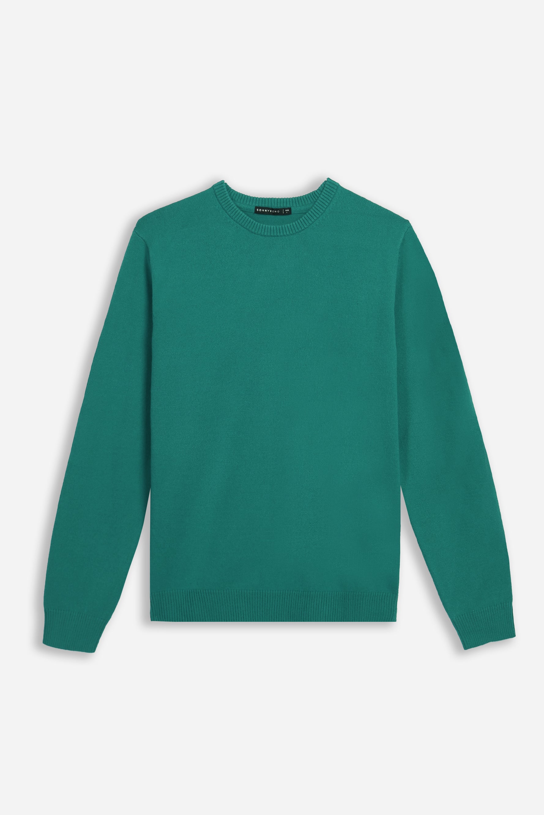MAGLIA GIROCOLLO CASHMERE LIKE VERDE SMERALDO - Sonnybono