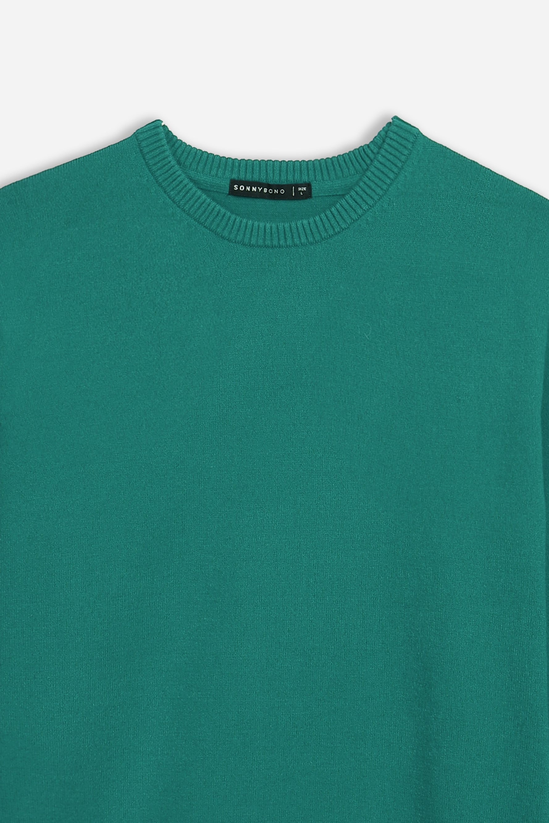 MAGLIA GIROCOLLO CASHMERE LIKE VERDE SMERALDO - Sonnybono