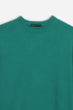 MAGLIA GIROCOLLO CASHMERE LIKE VERDE SMERALDO - Sonnybono