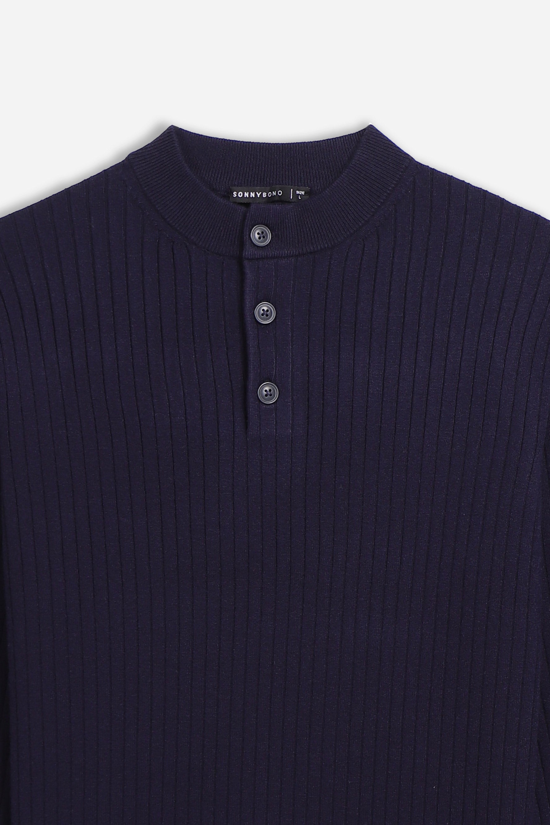 MAGLIA SERAFINO A COSTE BLEU