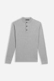 MAGLIA SERAFINO A COSTE GRIGIO CHIARO