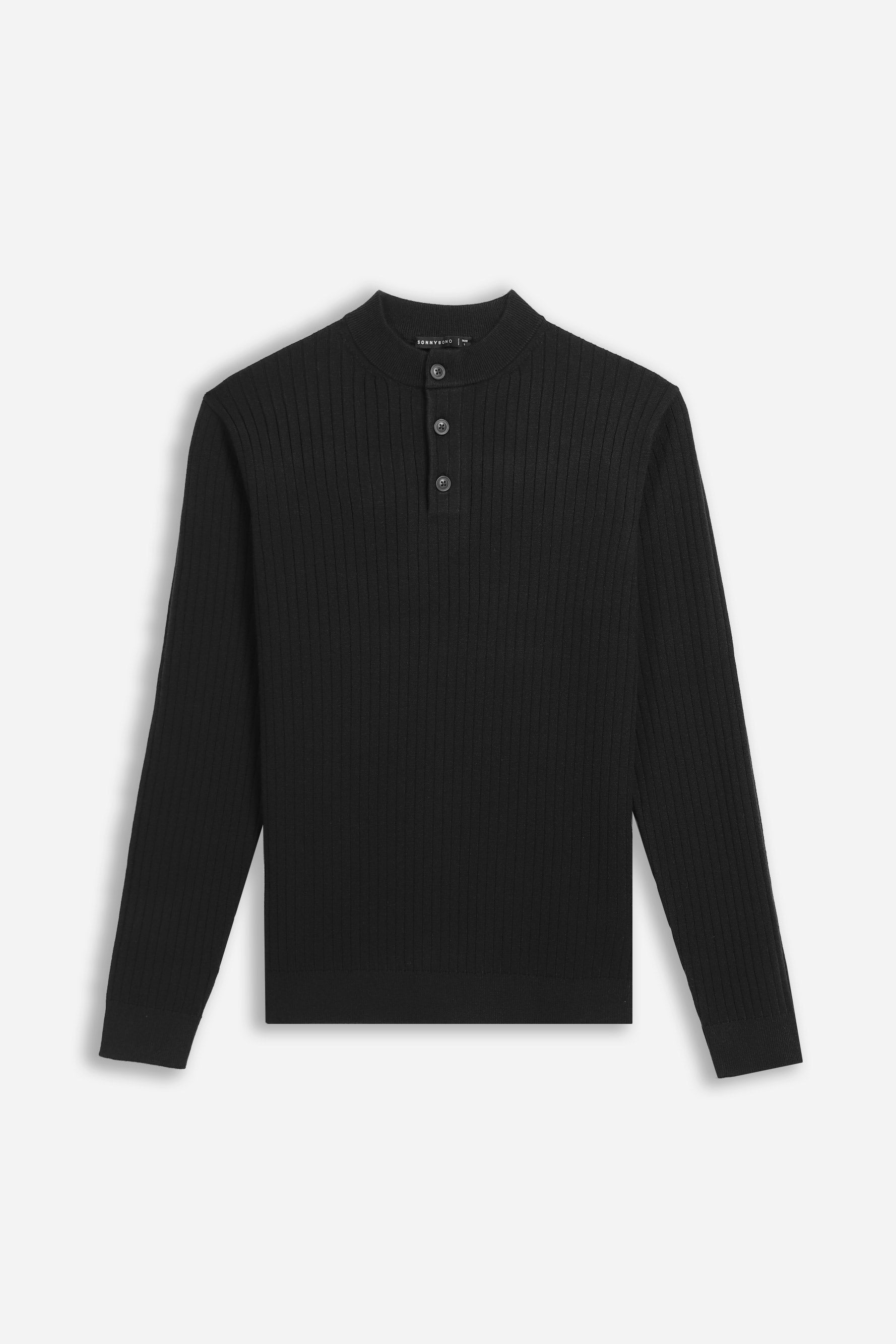 MAGLIA SERAFINO A COSTE NERO