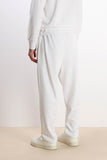 PANTALONE FELPA CON COULISSE AL FONDO BIANCO