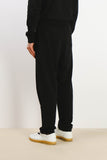 PANTALONE FELPA CON COULISSE AL FONDO NERO