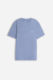 T-SHIRT GIROCOLLO SLUB CON TASCHINO AVION