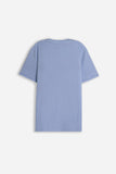 T-SHIRT GIROCOLLO SLUB CON TASCHINO AVION