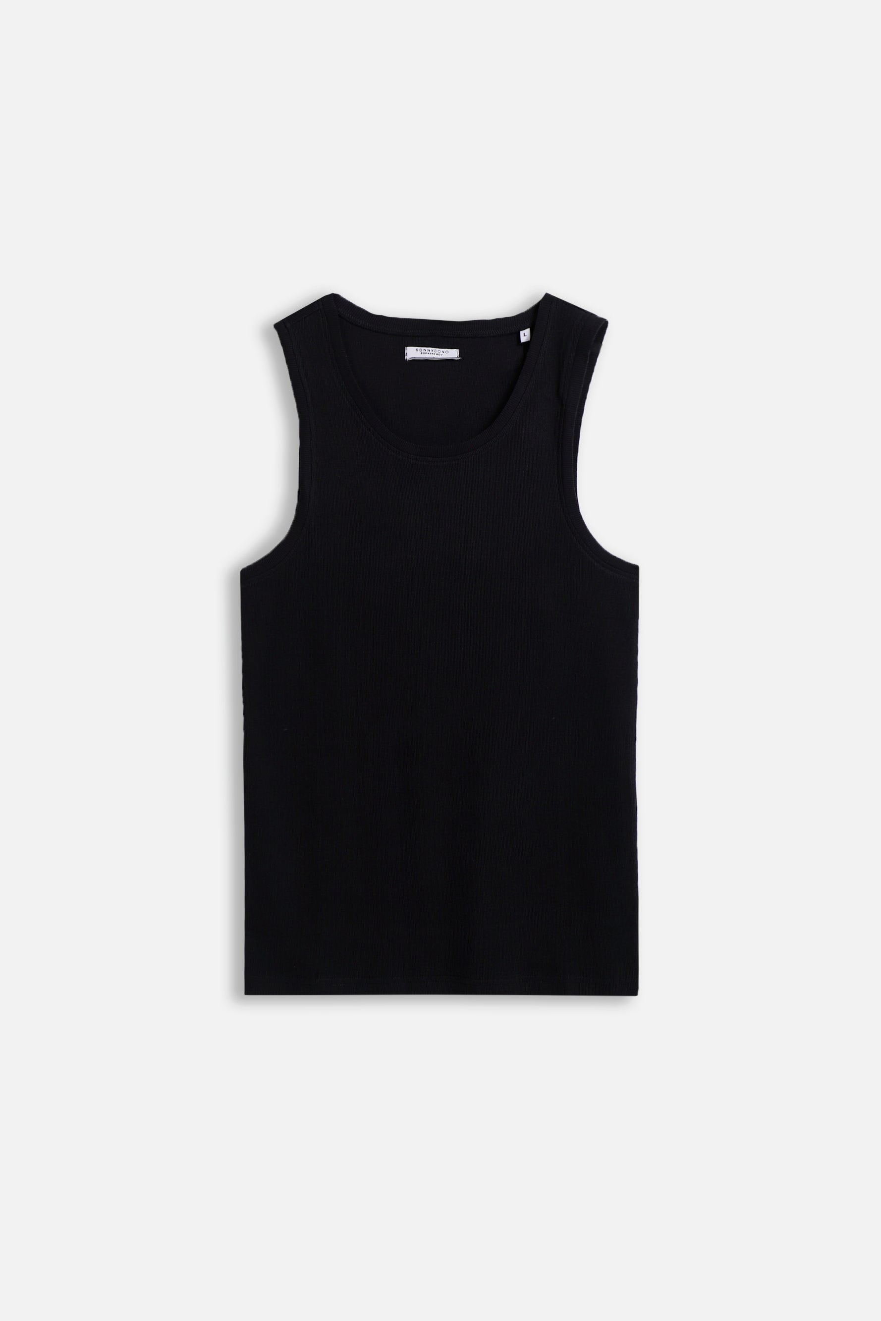 T-SHIRT SMANICATA A COSTE NERO - Sonnybono