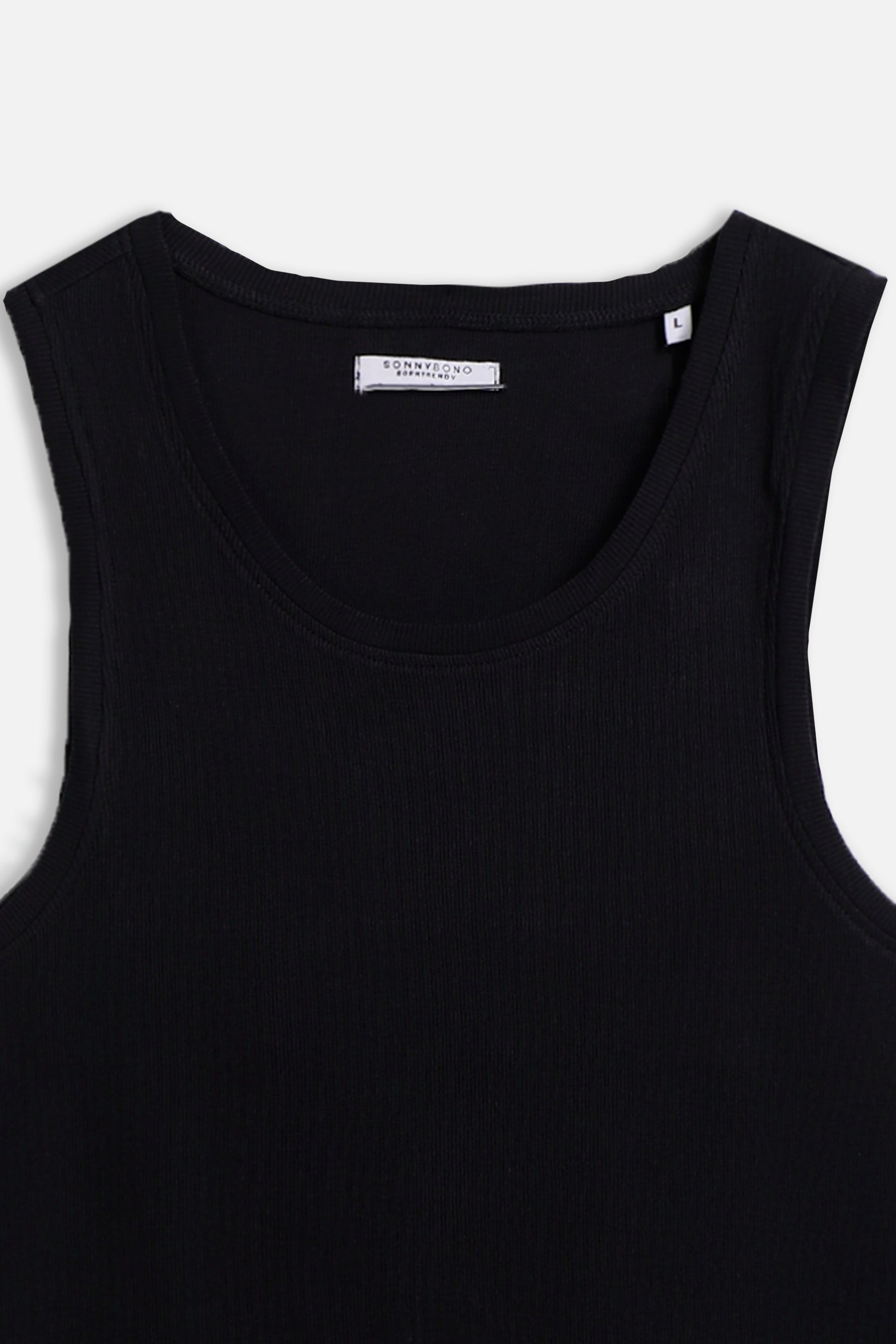 T-SHIRT SMANICATA A COSTE NERO - Sonnybono