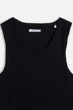 T-SHIRT SMANICATA A COSTE NERO - Sonnybono