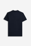 POLO SLUB CON COLLO DERBY BLEU