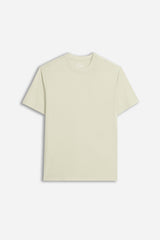 T-SHIRT GIROCOLLO BASIC BEIGE CHIARO