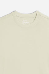 T-SHIRT GIROCOLLO BASIC BEIGE CHIARO