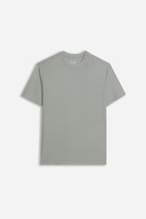 T-SHIRT GIROCOLLO BASIC GRIGIO SCURO