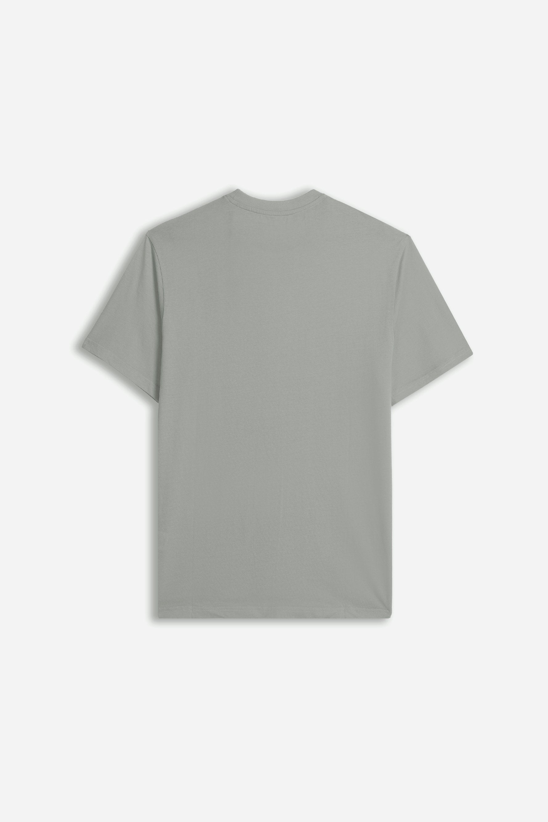 T-SHIRT GIROCOLLO BASIC GRIGIO SCURO