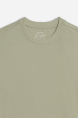 T-SHIRT GIROCOLLO BASIC KAKI