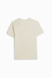 T-SHIRT GIROCOLLO BASIC SLUB BEIGE CHIARO