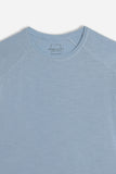T-SHIRT GIROCOLLO BASIC SLUB POLVERE