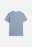 T-SHIRT GIROCOLLO BASIC SLUB POLVERE
