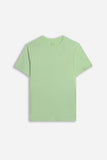 T-SHIRT GIROCOLLO BASIC SLUB SALVIA