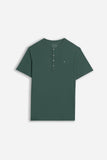 T-SHIRT SLUB SERAFINO CON TASCHINO VERDONE
