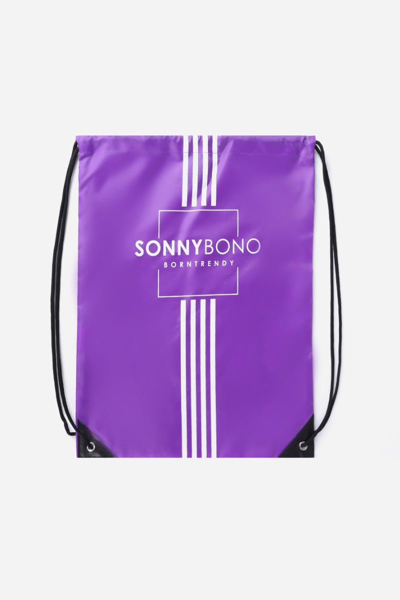 SACCA NYLON CON STAMPA VIOLA - Sonnybono